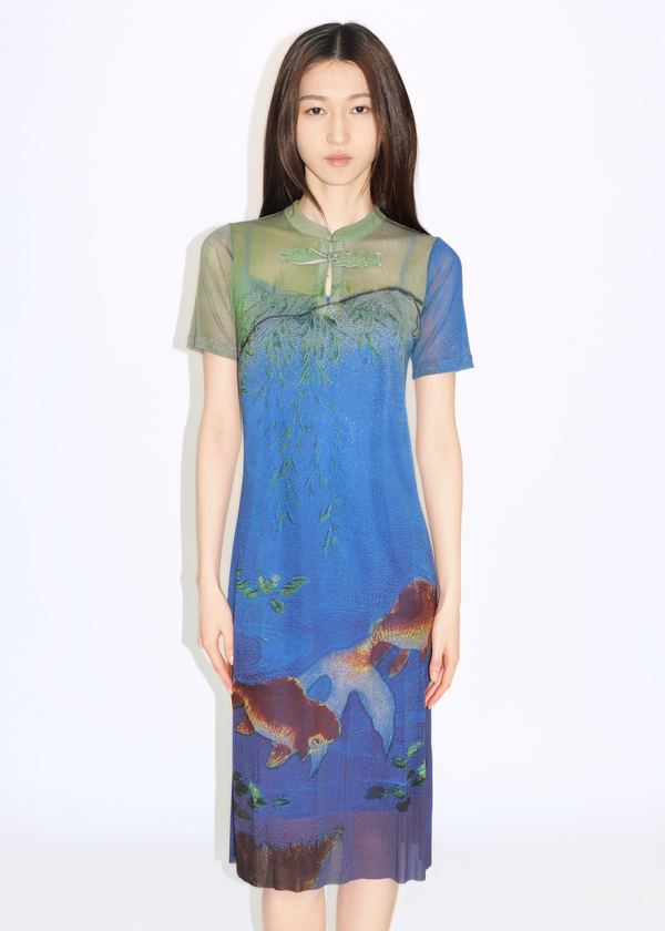 GOLDFISH REVIVAL 2025 NETTING CHEONGSAM
