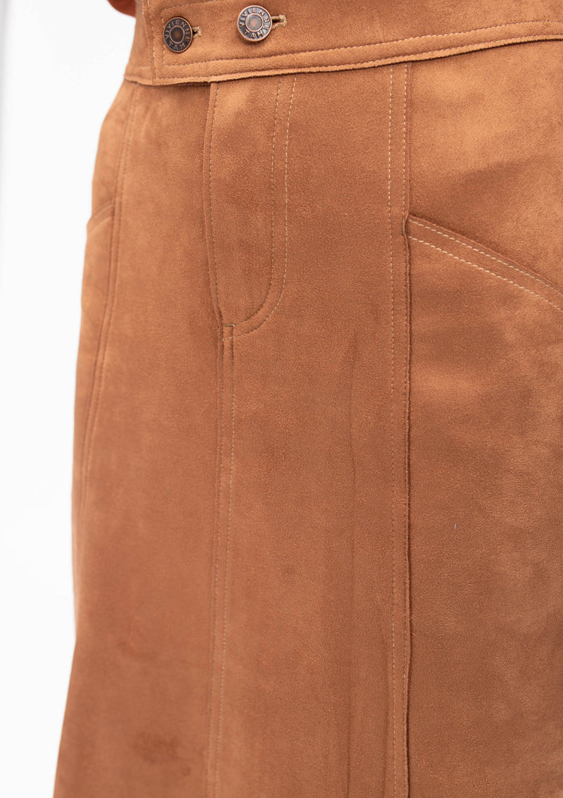 ULTRA SUEDE MIDI SKIRT